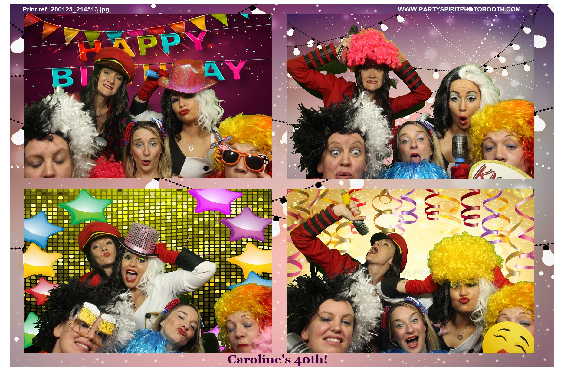 Caroline’s 40th | View more photos from the event at gallery.partyspiritphotobooth.com/u/PartySpiritPhotoBooth/Caroline’s-40th